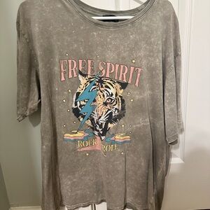 Free Spirit Distressed Tshirt